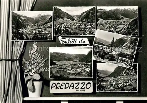 AK / Ansichtskarte Predazzo Gesamtansicht mit Alpenpanorama Predazzo