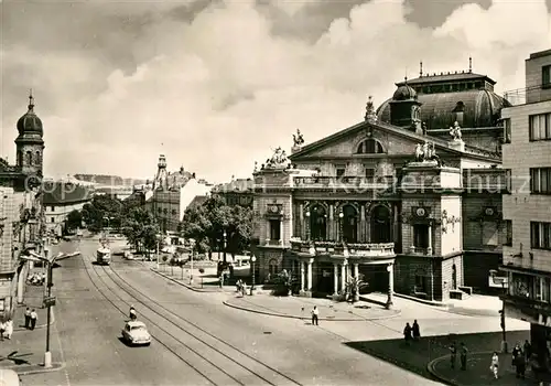AK / Ansichtskarte Plzen_Pilsen Divadlo J. K. Tyla Theater Plzen Pilsen