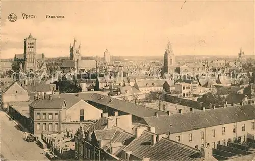 AK / Ansichtskarte Ypres_Ypern_West_Vlaanderen Panorama Ypres_Ypern