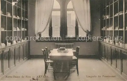 AK / Ansichtskarte Anvers_Antwerpen Notre Dame de Sion Lingerie du Pensionnat Anvers Antwerpen