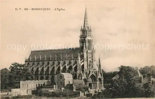 AK / Ansichtskarte Bonsecours_France Eglise Bonsecours France