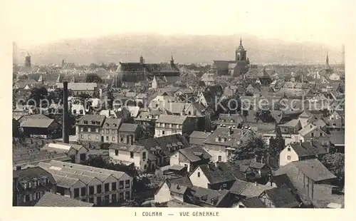 AK / Ansichtskarte Colmar_Haut_Rhin_Elsass Panorama Colmar_Haut_Rhin_Elsass