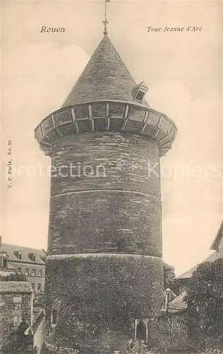 AK / Ansichtskarte Rouen Tour Jeanne d Arc Rouen