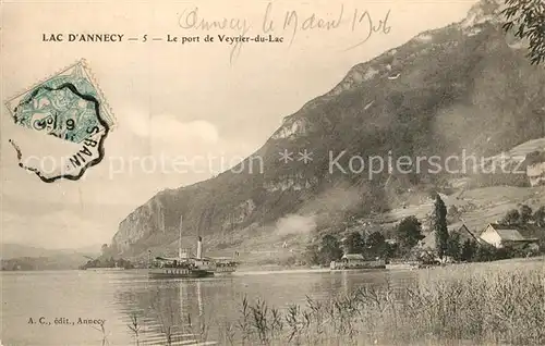 AK / Ansichtskarte Veyrier du Lac Port Panorama Veyrier du Lac