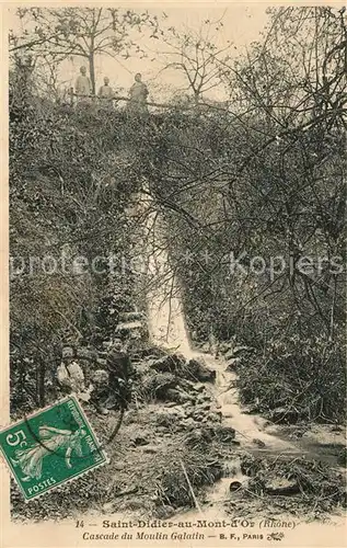 AK / Ansichtskarte Saint Didier au Mont d_Or Cascade du Moulin Galatin Saint Didier au Mont d Or