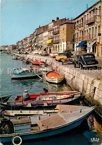 AK / Ansichtskarte Sete_Herault Les Quais Sete Herault