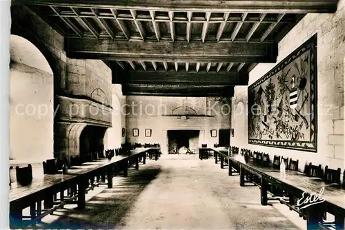 AK / Ansichtskarte Montsoreau Chateau Grande Salle d Honneur  Montsoreau