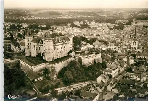 AK / Ansichtskarte Saumur Panorama Chateau Ville Saumur