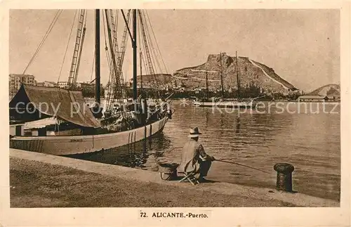 AK / Ansichtskarte Alicante Puerto Bateaux Alicante