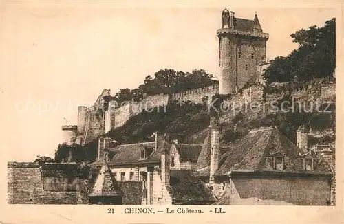 Chinon_Indre_et_Loire Chateau Chinon_Indre_et_Loire