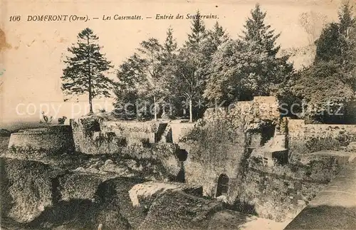 Domfront_Orne Les Casemates Entree des Souterrains Domfront Orne