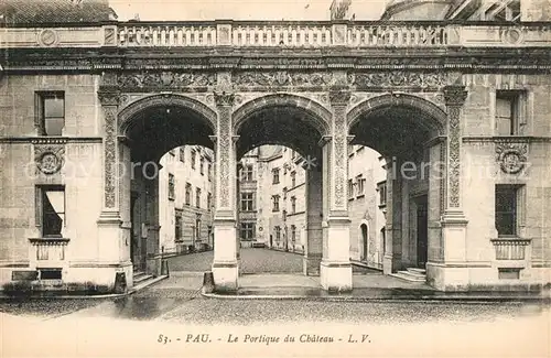 Pau Le Portique du Chateau Pau