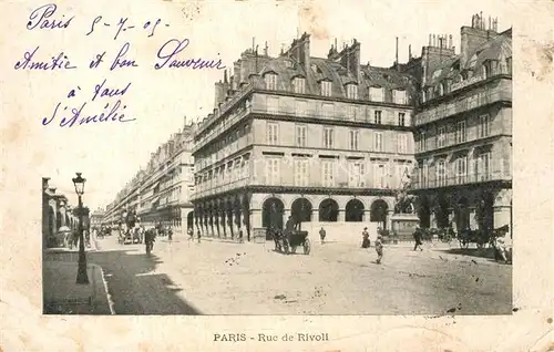 Paris Rue de Rivoli Paris