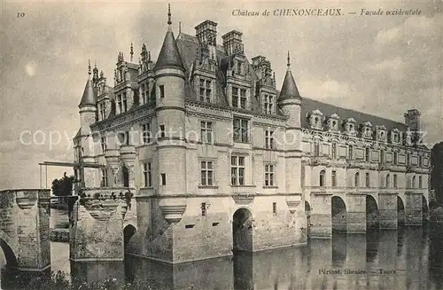 Chenonceaux_Indre_et_Loire Chateau facade occidentale Chenonceaux_Indre