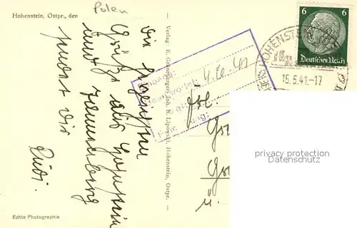 Hohenstein_Ostpreussen Reichsehrenmal Tannenberg Hohenstein_Ostpreussen