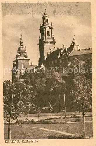 Krakau_Krakow Kathedrale Krakau Krakow