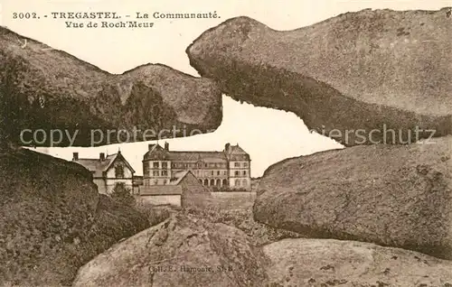 Tregastel La Communaute vue de Roch  Meur Tregastel