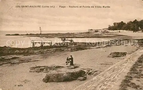Saint Nazaire_Loire Atlantique Plage Rochers et Pointe de Villes Martin Saint Nazaire