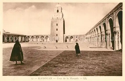 Kairouan_Qairawan Cour de la Mosquee Kairouan Qairawan