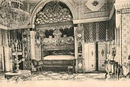 Tunis Kassar Said Chambre a coucher du Bey Tunis