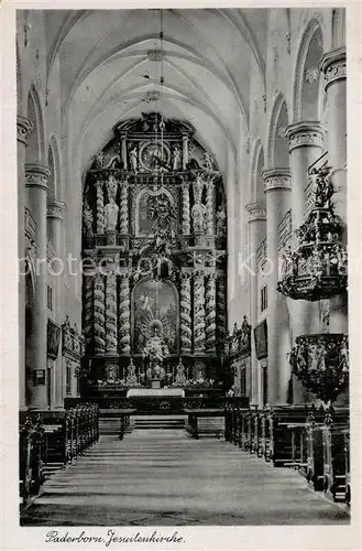 Paderborn Jesuitenkirche Innenansicht Paderborn