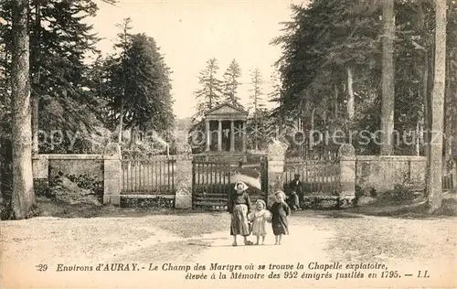 Auray Champ des Martyrs Chapelle expiatoire du Champ des Martyrs Auray