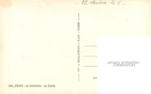 Tunis Le Belvedere La Kouba Tunis