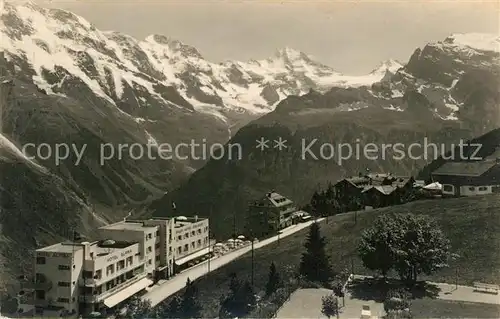 Muerren_BE Hotels Alpina und Edelweiss Berner Alpen Muerren_BE