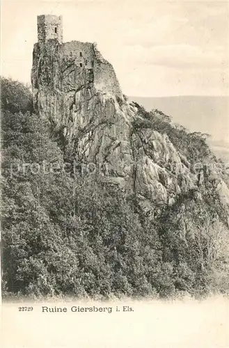 Ribeauville_Haut_Rhin_Elsass Burgruine Giersberg Ribeauville_Haut