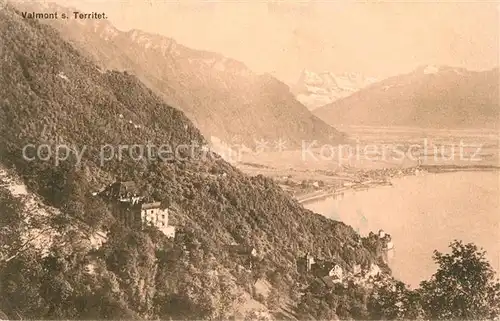 Territet_Montreux Panorama Sanatorium Valmont Lac Leman Alpes Territet Montreux