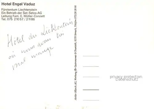 Vaduz Hotel Engel Restaurant Vaduz