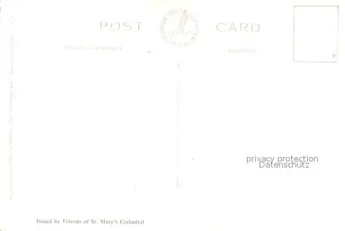 Edinburgh Cathedral Church of St Mary aerial view Edinburgh