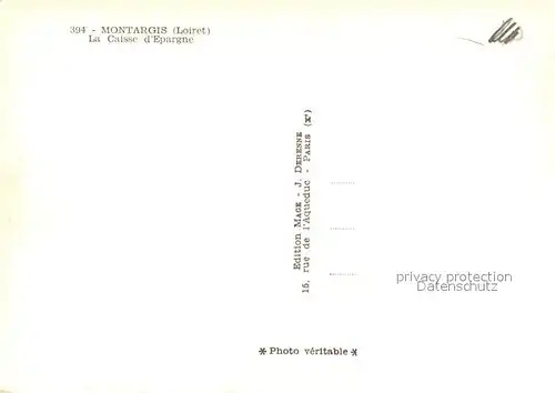 Montargis_Loiret Caisse d Epargne Sparkasse Montargis Loiret