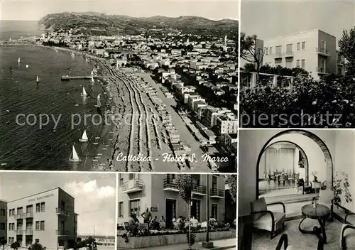 Cattolica Hotel San Marco Spiaggia veduta aerea Cattolica