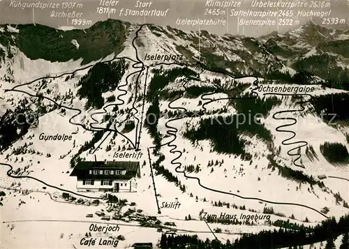 Oberjoch Hochpasshaus Iseler Skigebiet Allgaeuer Alpen aus der Vogelperspektive Oberjoch