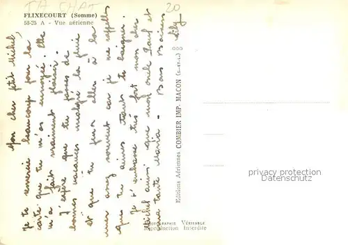 Flixecourt Chateau vue aerienne Flixecourt