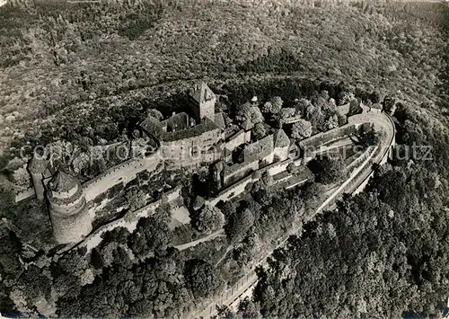 Haut Koenigsbourg_Hohkoenigsburg Chateau vue aerienne Haut Koenigsbourg