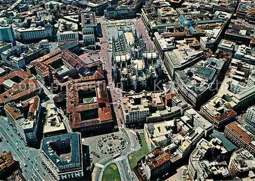 Milano Piazza del Duomo Fliegeraufnahme Milano