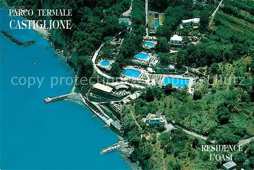 Casamicciola_Terme Parco Termale Castiglione Residence lOasi Fliegeraufnahme Casamicciola_Terme