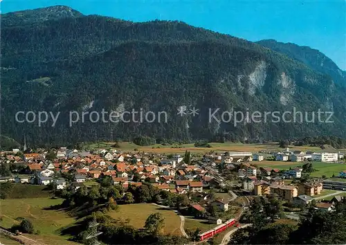 Bonaduz Fliegeraufnahme Bonaduz