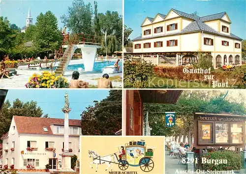 Burgau_Steiermark Schwimmbad Gasthof zur Post Gasthof Meier Schittl Burgau_Steiermark
