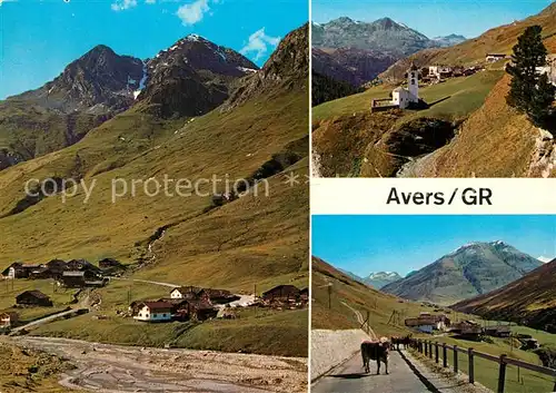 Juf_Avers mit Avers Cresta und Puert  Juf_Avers