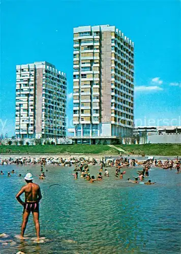 AK / Ansichtskarte Statiunea_Saturn Strandpartie Hotels Statiunea Saturn