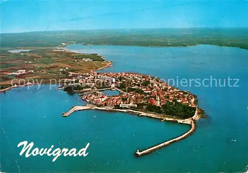 AK / Ansichtskarte Novigrad Plava Laguna Fliegeraufnahme Novigrad