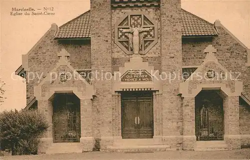 AK / Ansichtskarte Marcinelle Eglise du Sacre Coeur Marcinelle