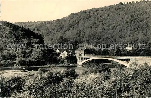 AK / Ansichtskarte Membre sur Semois en amont du pont 