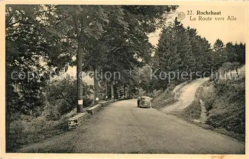 AK / Ansichtskarte Rochehaut La Route vers Alle Rochehaut