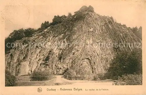 AK / Ansichtskarte Durbuy Ardennes Belges Le rocher de la Falaize Durbuy