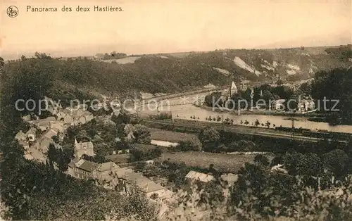 AK / Ansichtskarte Dinant_Wallonie Panorama des deux Hastieres Dinant Wallonie