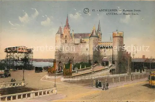 AK / Ansichtskarte Antwerpen_Anvers Museum Steen Antwerpen Anvers